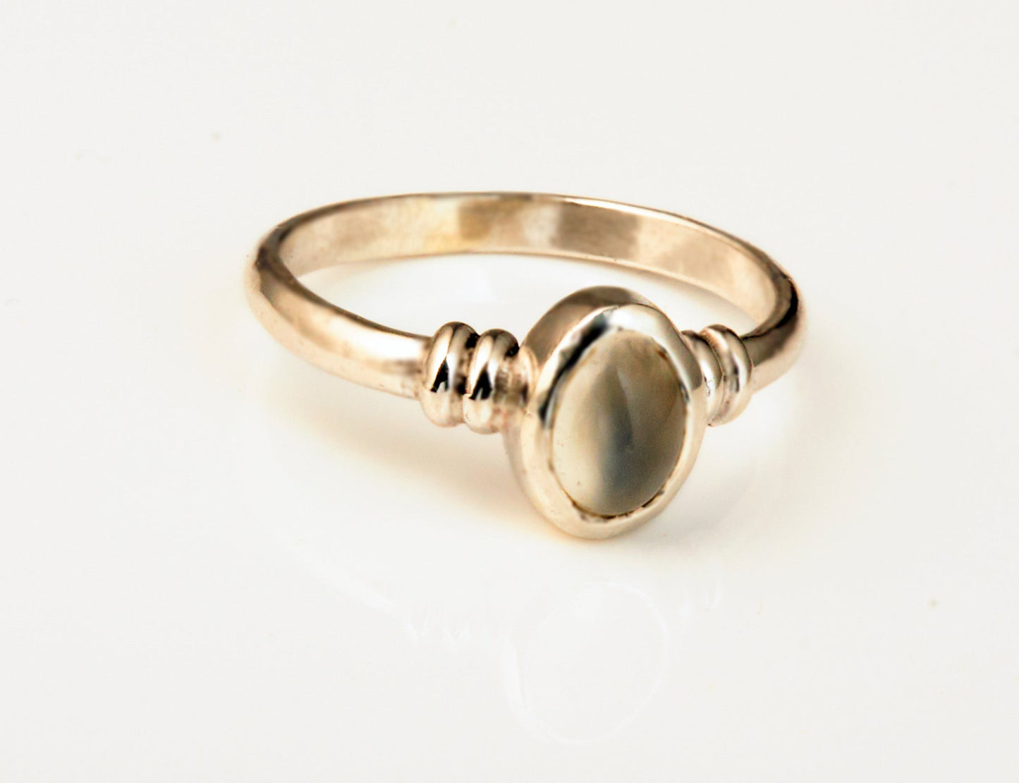 Schenk dir was Ring mit Mondstein 925 Silber