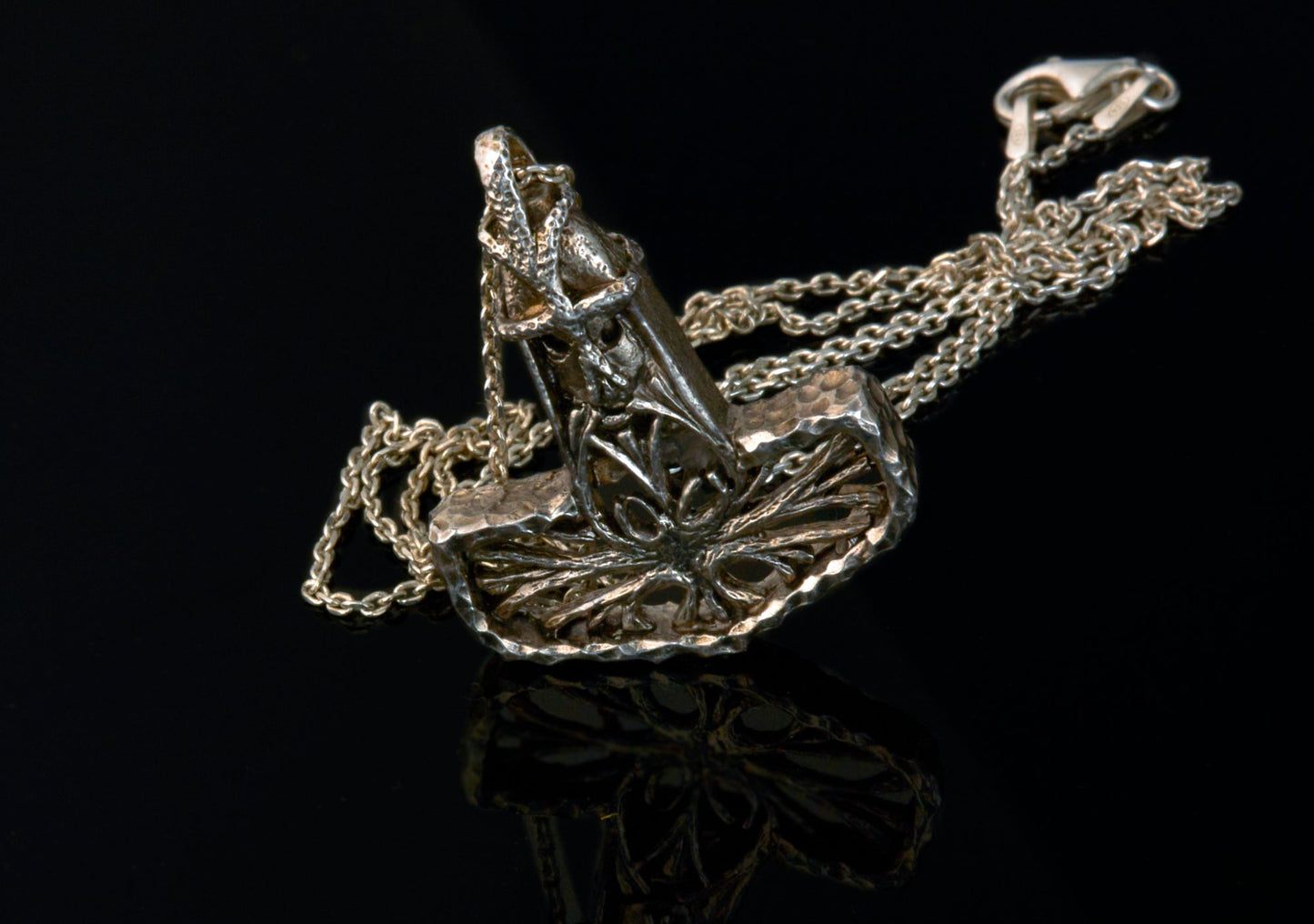 Thor Anhänger Mjölnir 925 Silber Goldschmiede und Trauring Manufaktur Silberschweif www.gutms.de